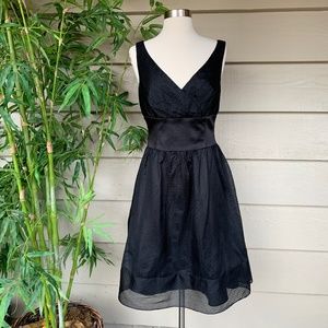 Nine West Black Silk Tank Dress